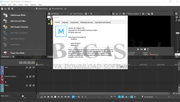 MAGIX VEGAS Movie Studio Platinum 16.0.0.175 Full Version