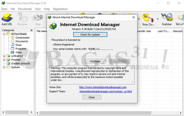 Internet Download Manager 6.36 Build 3 Full Version