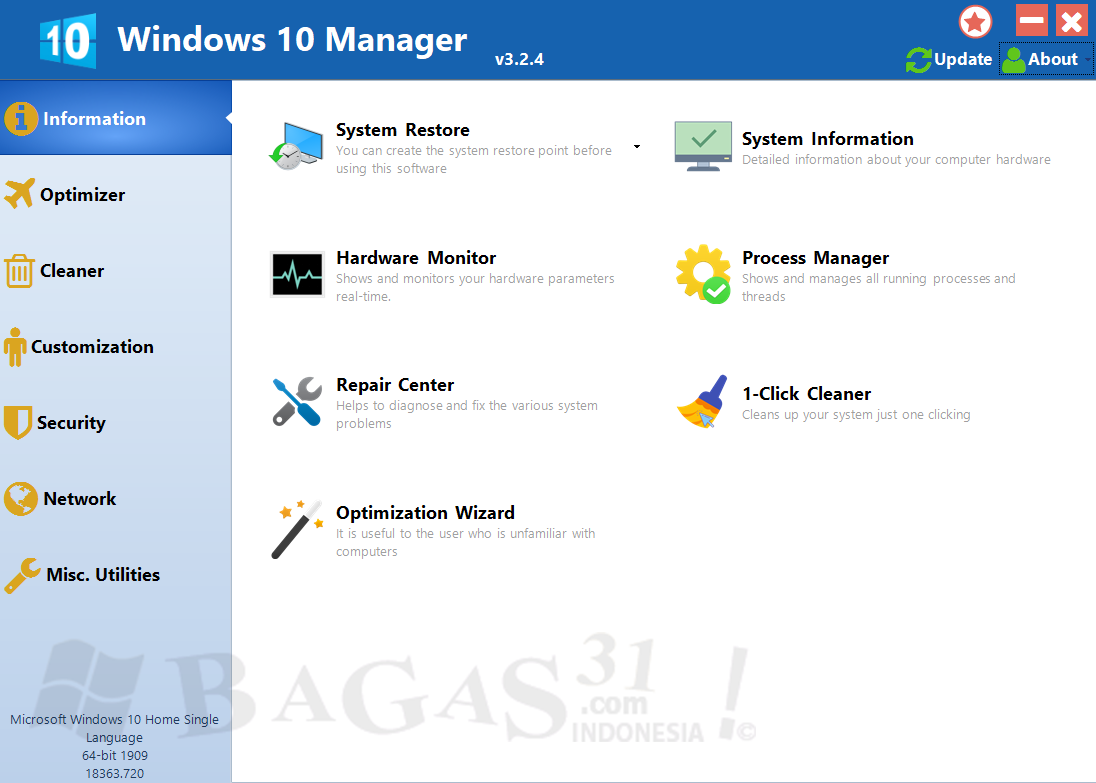Windows 10 Manager 3.2.4 Full Version
