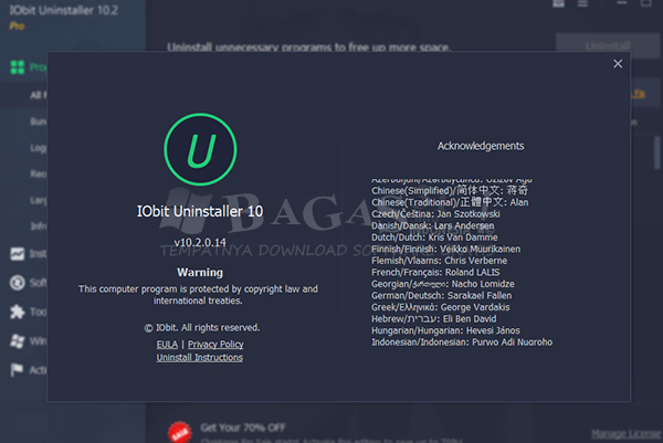 Iobit Uninstaller Pro 10.2.0.14 Full Version
