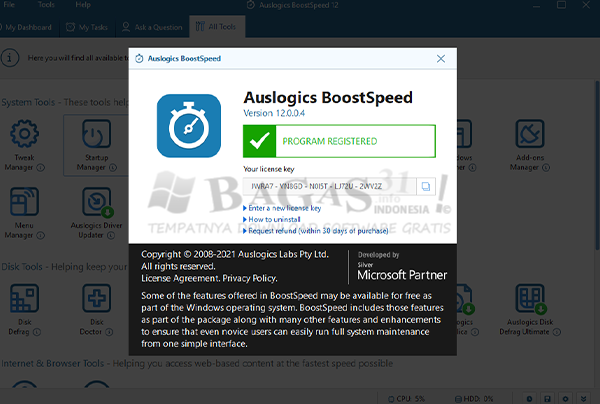 Auslogics BoostSpeed 12.0.0.4 Full Version