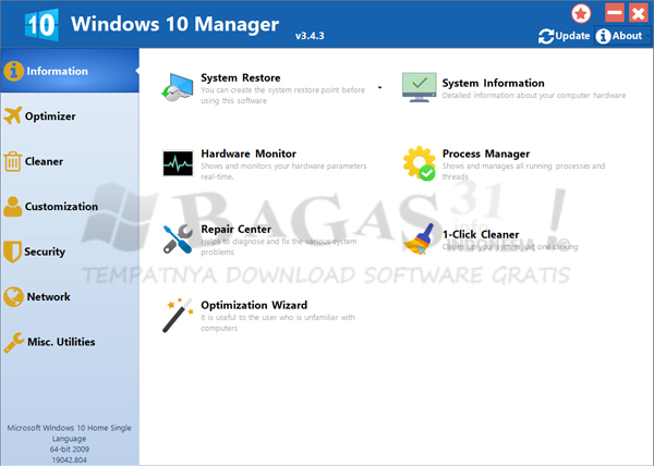 Windows 10 Manager 3.4.3